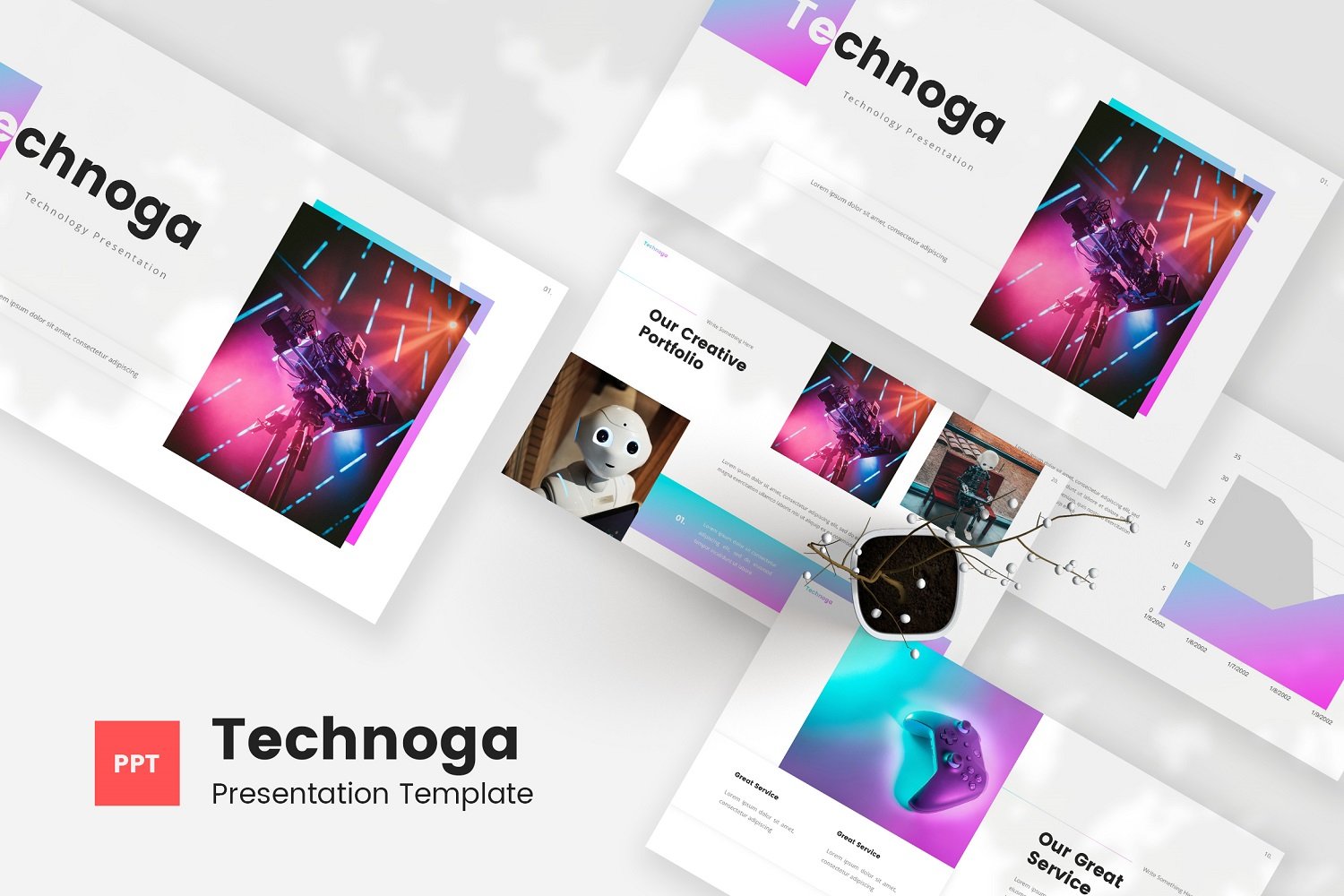 Kit Graphique #208392 Technology Techno Divers Modles Web - Logo template Preview