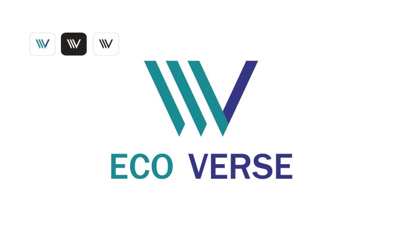 Eco Verse -EV Logo Template