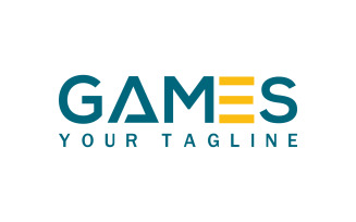 Games - Text Logo Template.