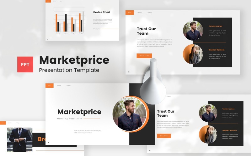 Marketprice — Marketing Powerpoint Template PowerPoint Template