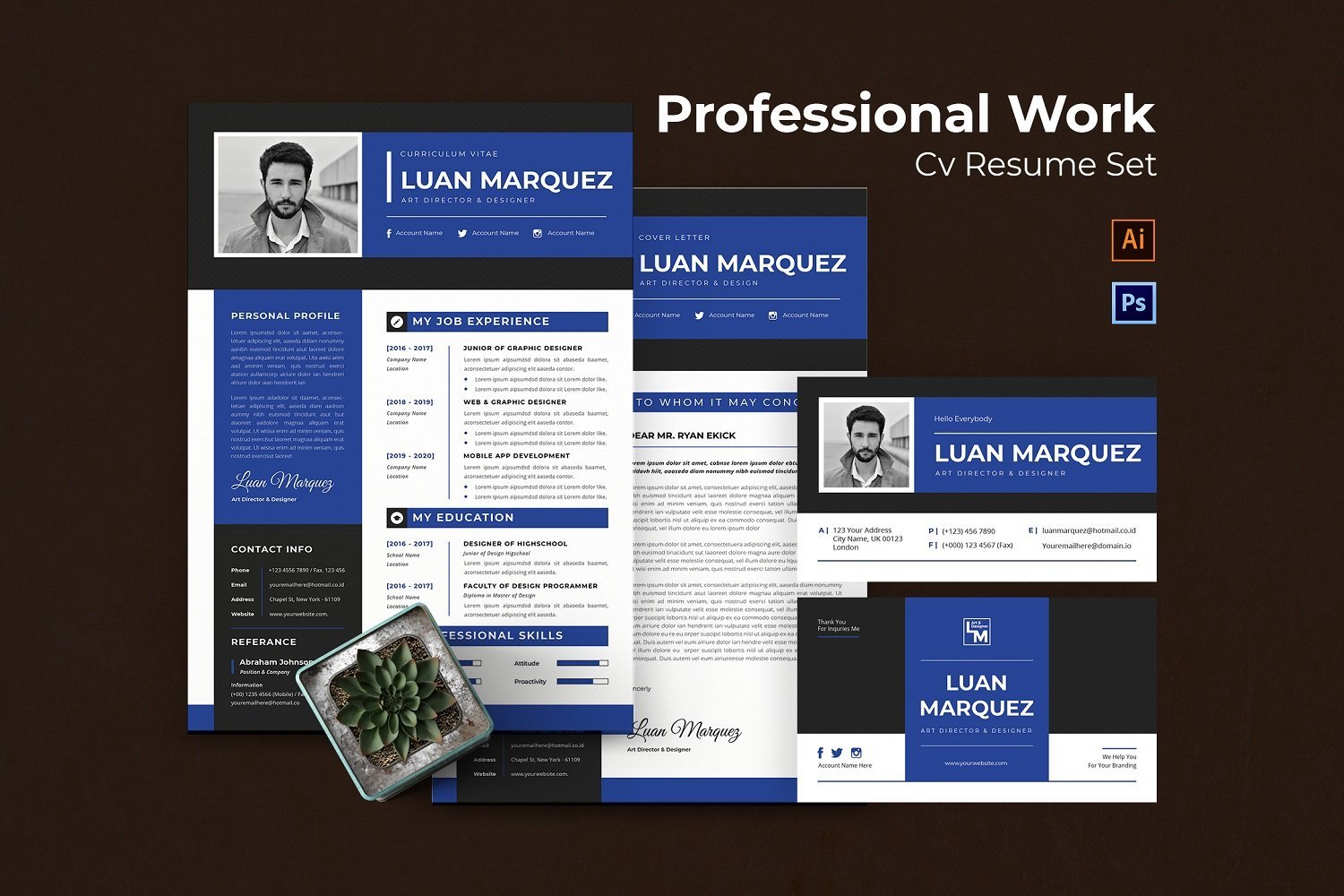 Kit Graphique #208491 Resume Design Divers Modles Web - Logo template Preview