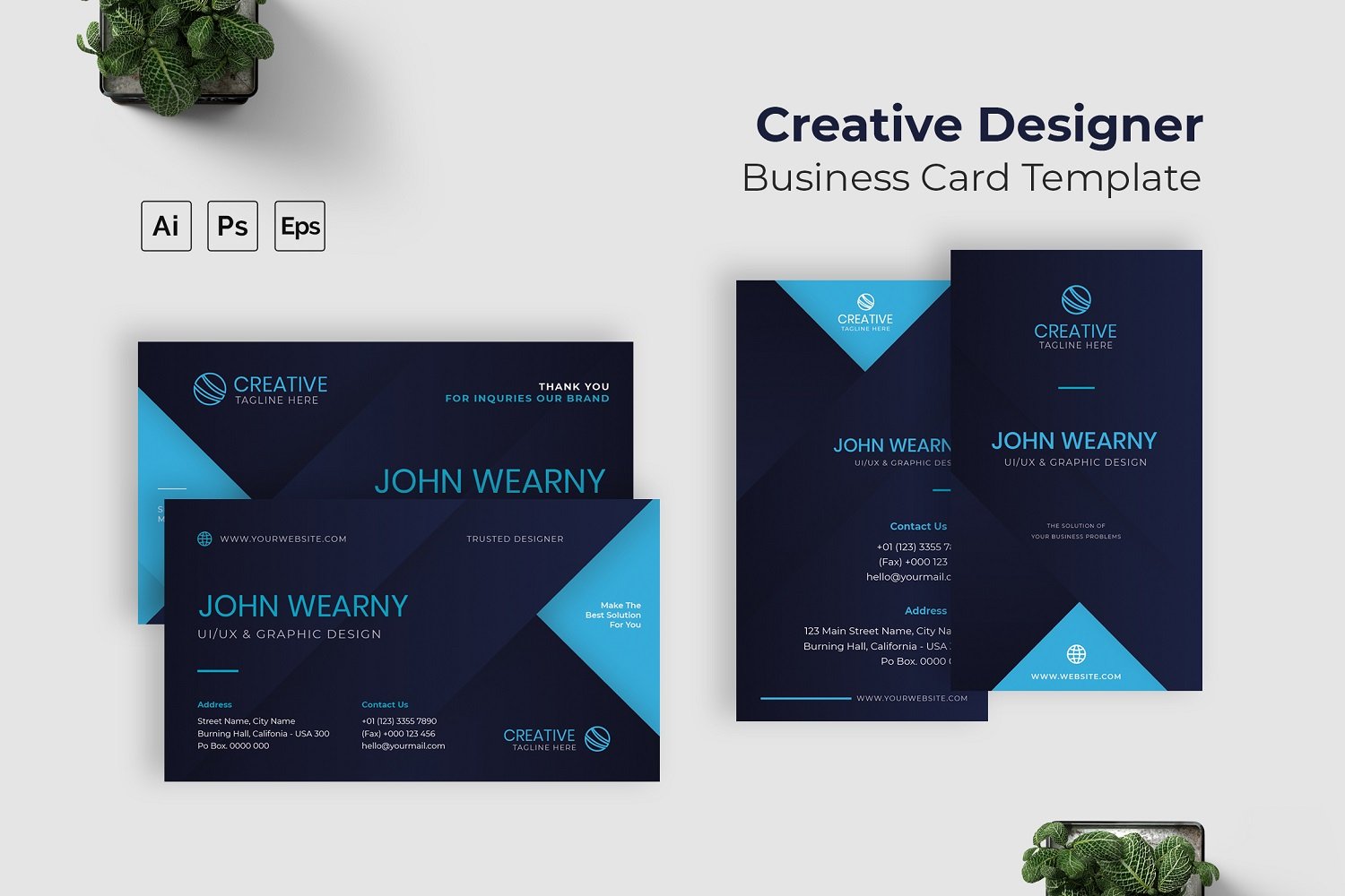 Kit Graphique #208495 Card Business Divers Modles Web - Logo template Preview