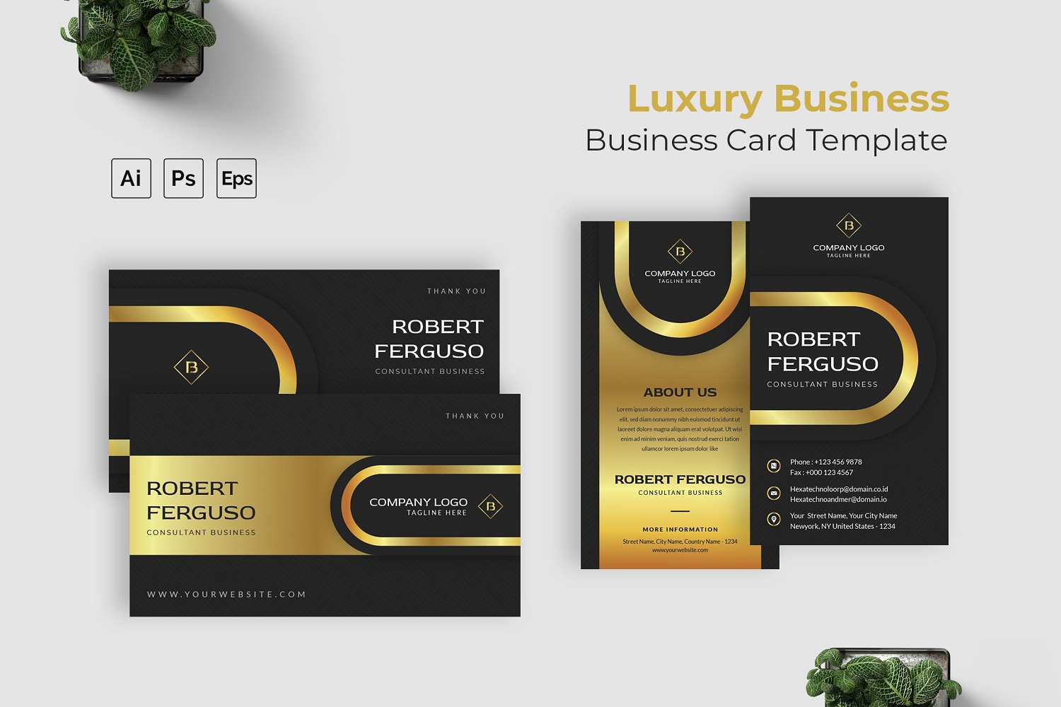 Kit Graphique #208496 Card Business Divers Modles Web - Logo template Preview