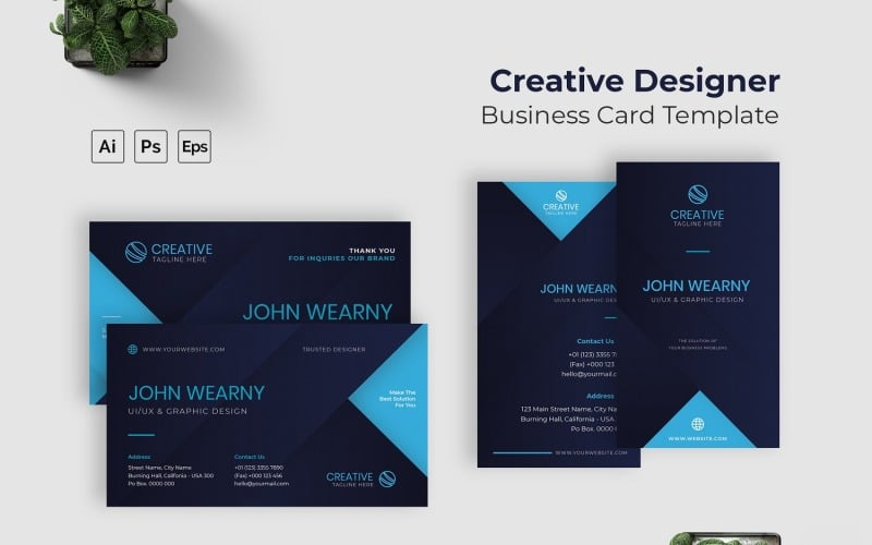 Creative Designer Business Card Corporate Identity
