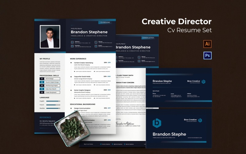 Creative Director CV Resume Resume Template