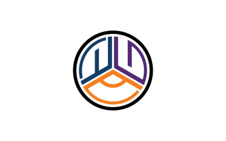 Letter FG Initial Brand Logo
