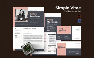 Simple Vitae CV Resume Set
