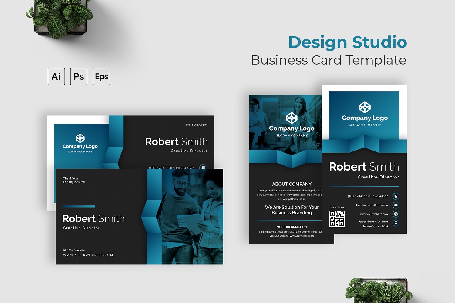 Kit Graphique #208501 Card Business Divers Modles Web - Logo template Preview