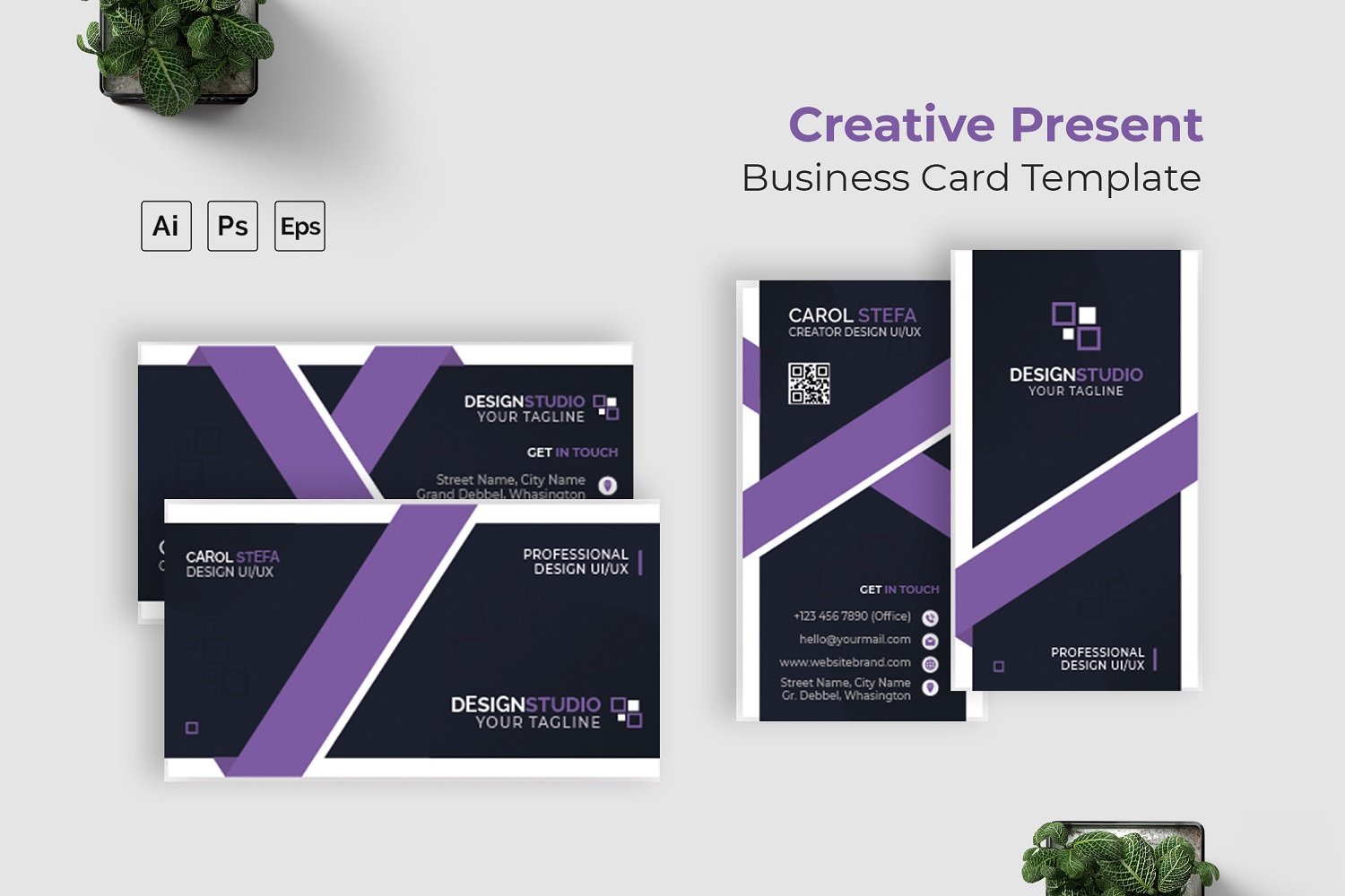 Template #208502 Card Template Webdesign Template - Logo template Preview