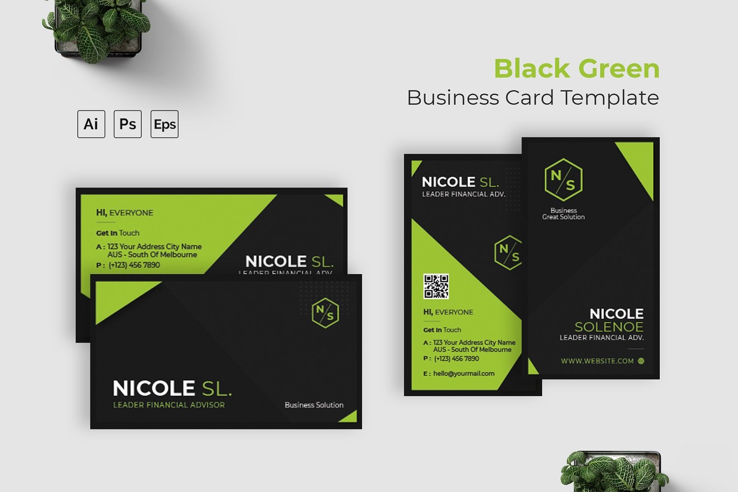 Kit Graphique #208504 Business Card Divers Modles Web - Logo template Preview