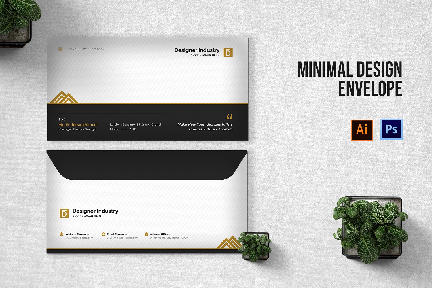 Template #208508 Paper Envelope Webdesign Template - Logo template Preview