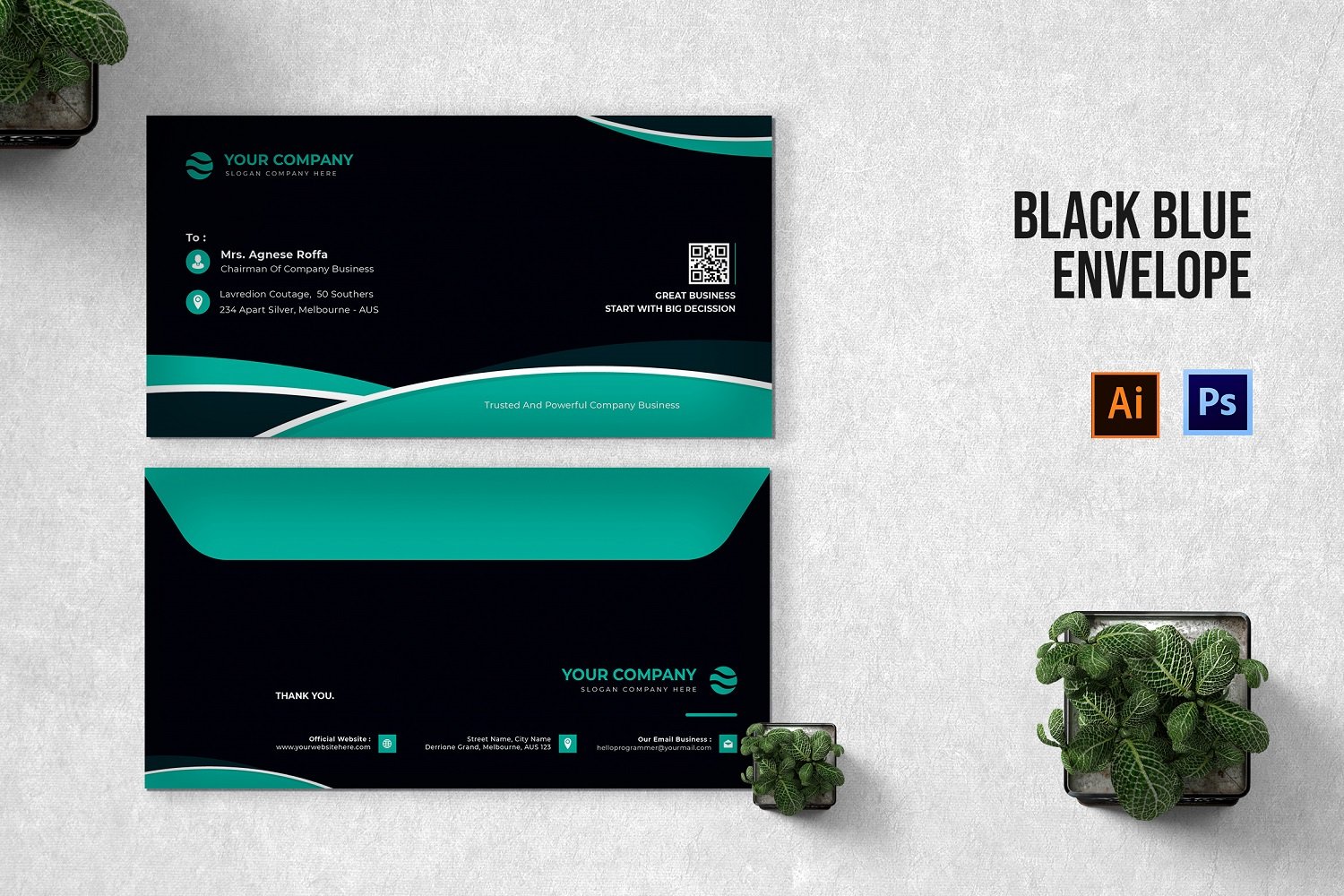 Template #208510 Paper Envelope Webdesign Template - Logo template Preview