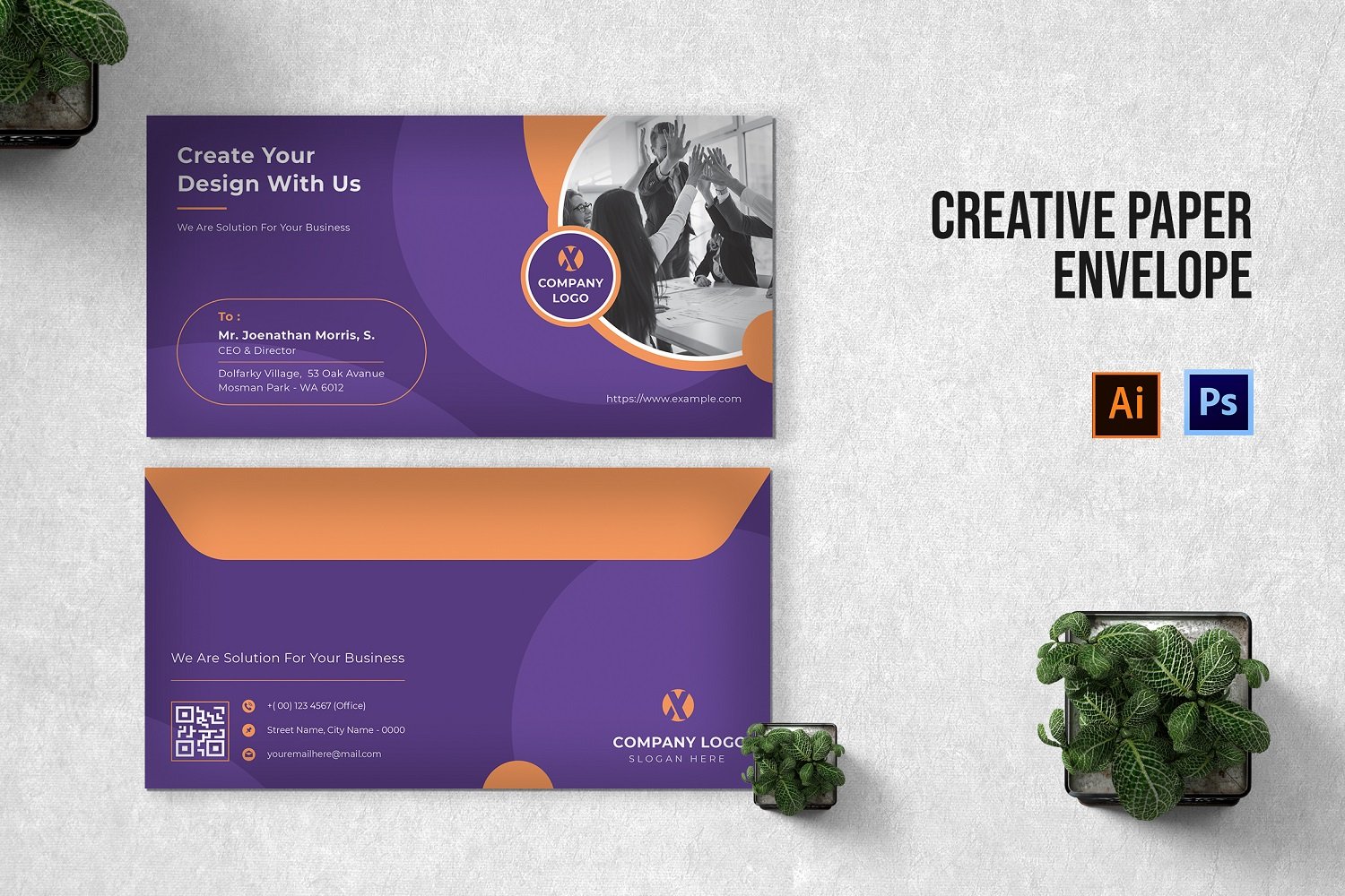 Template #208511 Paper Envelope Webdesign Template - Logo template Preview