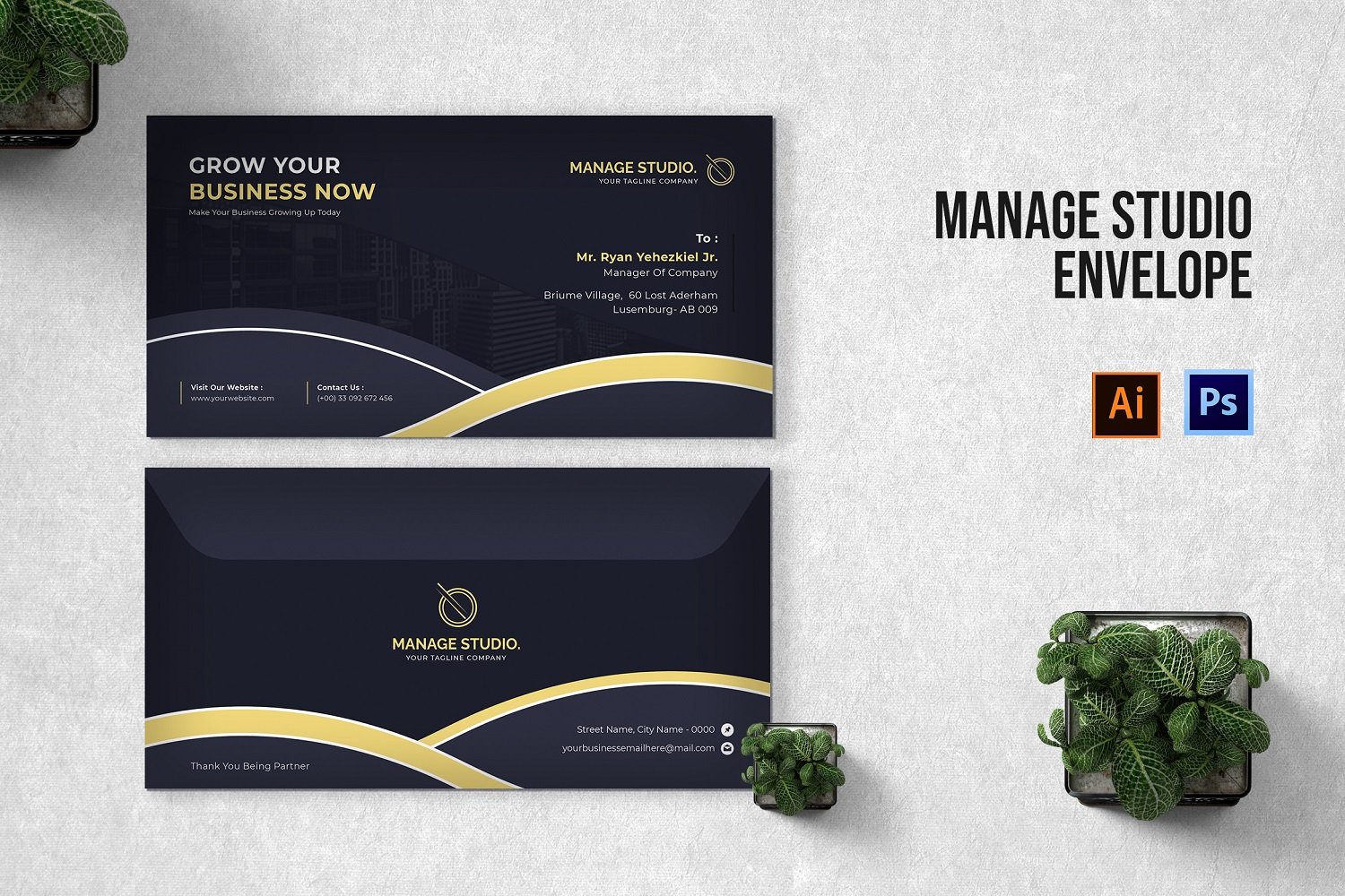 Template #208512 Paper Envelope Webdesign Template - Logo template Preview