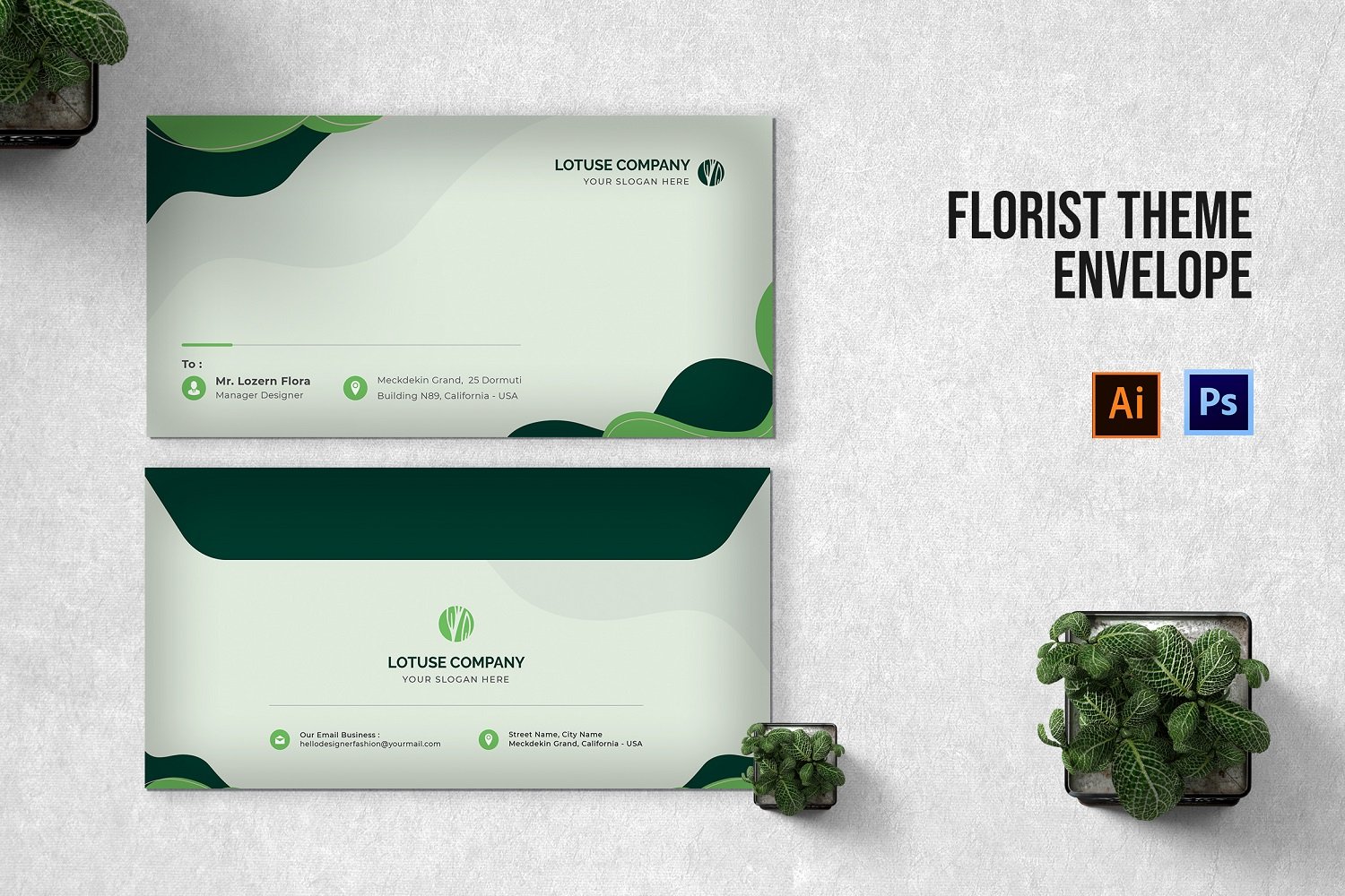 Template #208514 Paper Envelope Webdesign Template - Logo template Preview