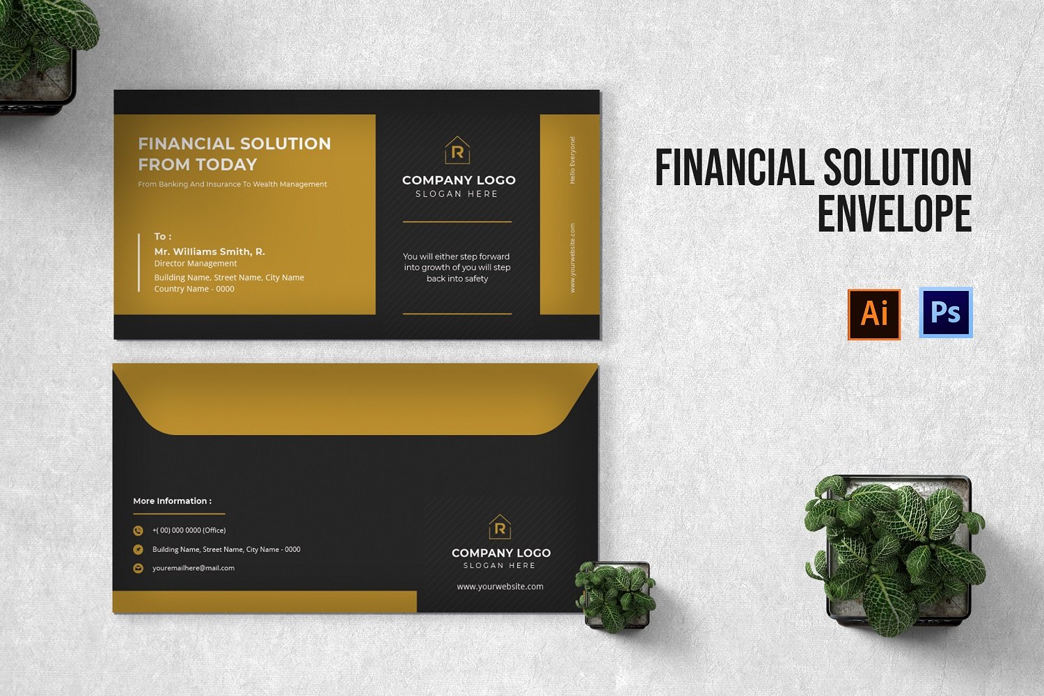 Template #208515 Paper Envelope Webdesign Template - Logo template Preview