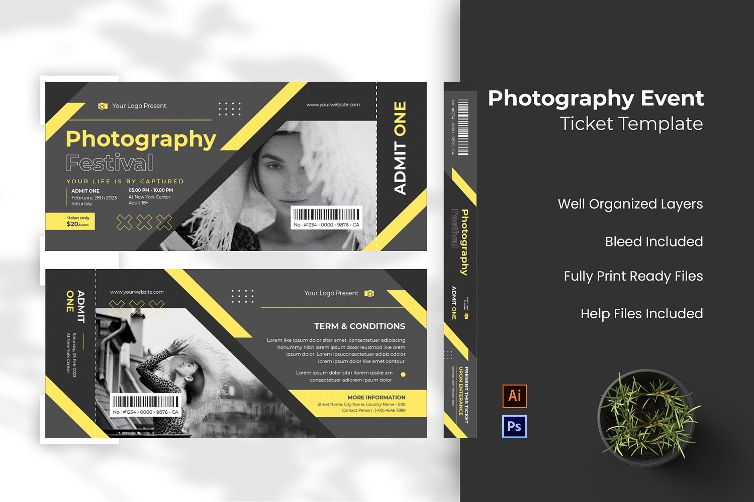 Template #208544 Business Print Webdesign Template - Logo template Preview