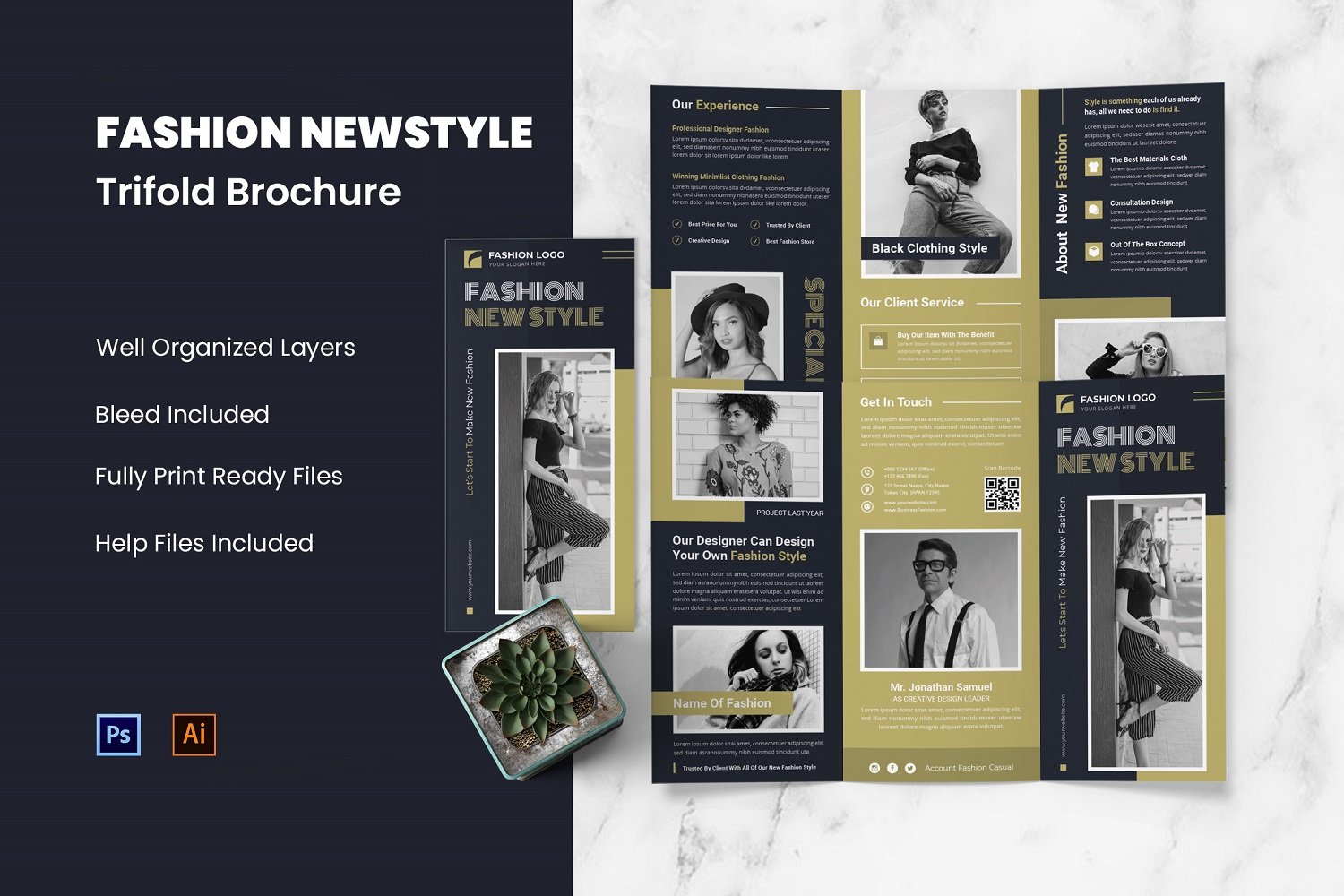 Kit Graphique #208559 Template Trifold Divers Modles Web - Logo template Preview