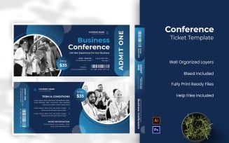 Business Conference Ticket