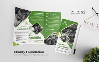 Charity Foundation Trifold Flyer