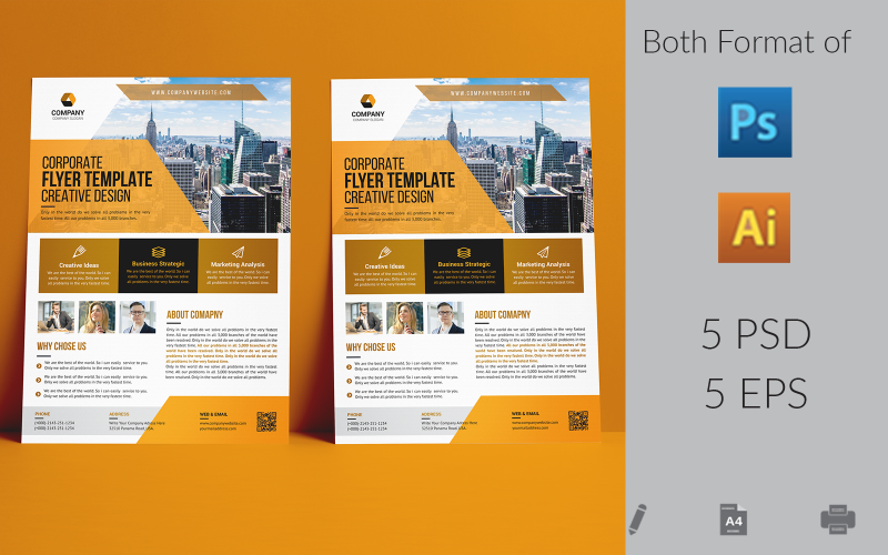 Company Project Business Flyer Corporate Identity