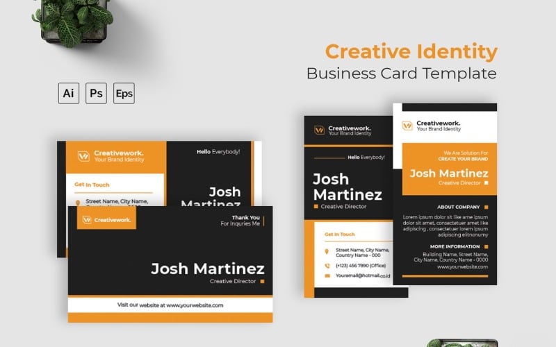 Creative Identity Business Card Corporate Identity
