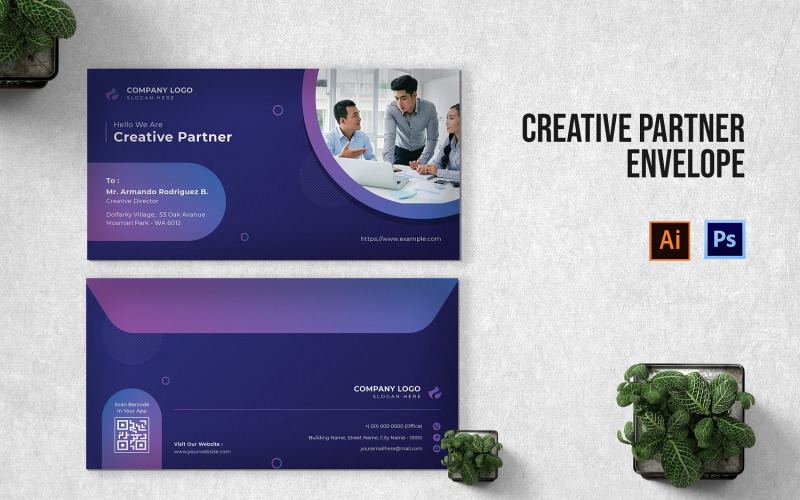 Creative Partner Envelope Corporate Identity