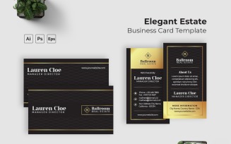 Elegant Estate Business Card