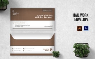 Mail Work Envelope Template