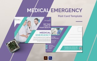 Medical Emergency Post Card