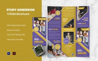 Study Admission Trifold Brochure