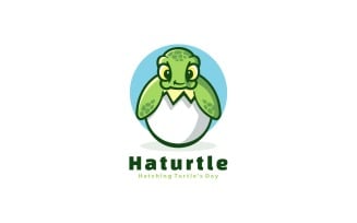 Turtle Simple Mascot Logo