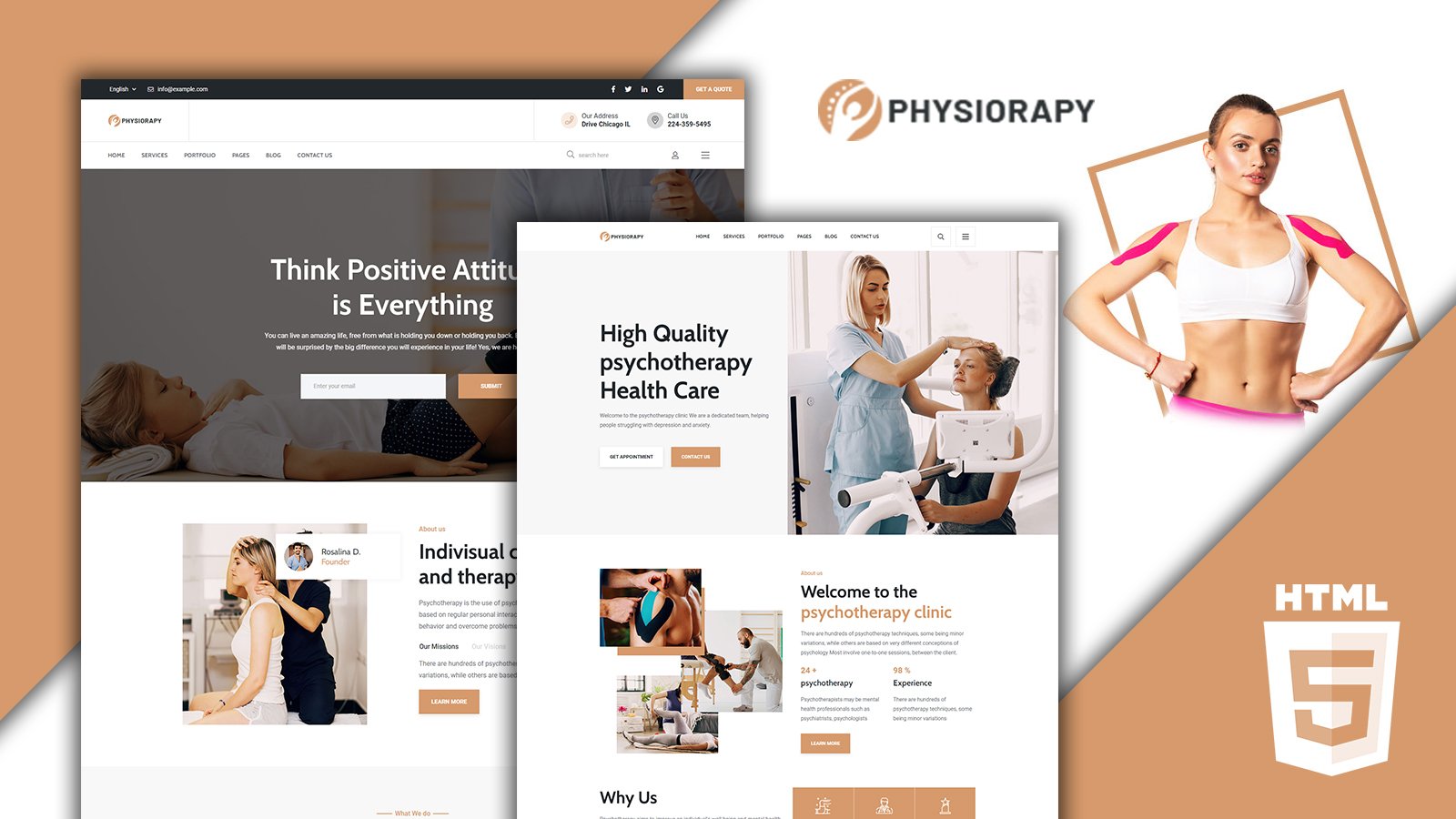 Template #208623 Chiropractic Chiropractor Webdesign Template - Logo template Preview