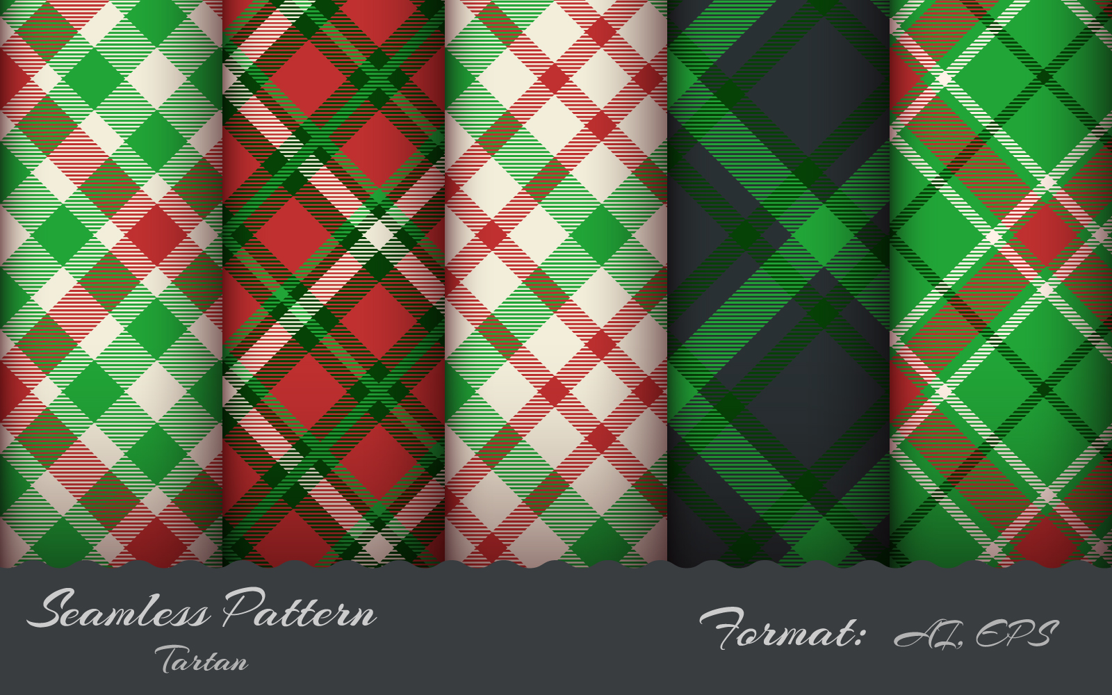 Kit Graphique #208687 Seamless Tartan Web Design - Logo template Preview