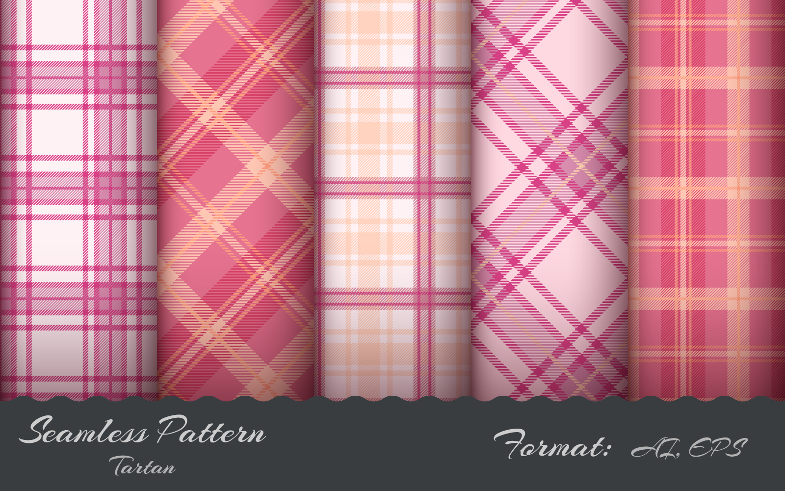 Kit Graphique #208688 Seamless Tartan Web Design - Logo template Preview