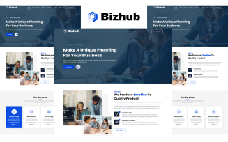 Bizhub-Business and Corporate Html5 Template