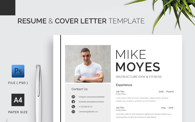 Resume & Cover Letter Template 1.39 Resume Template