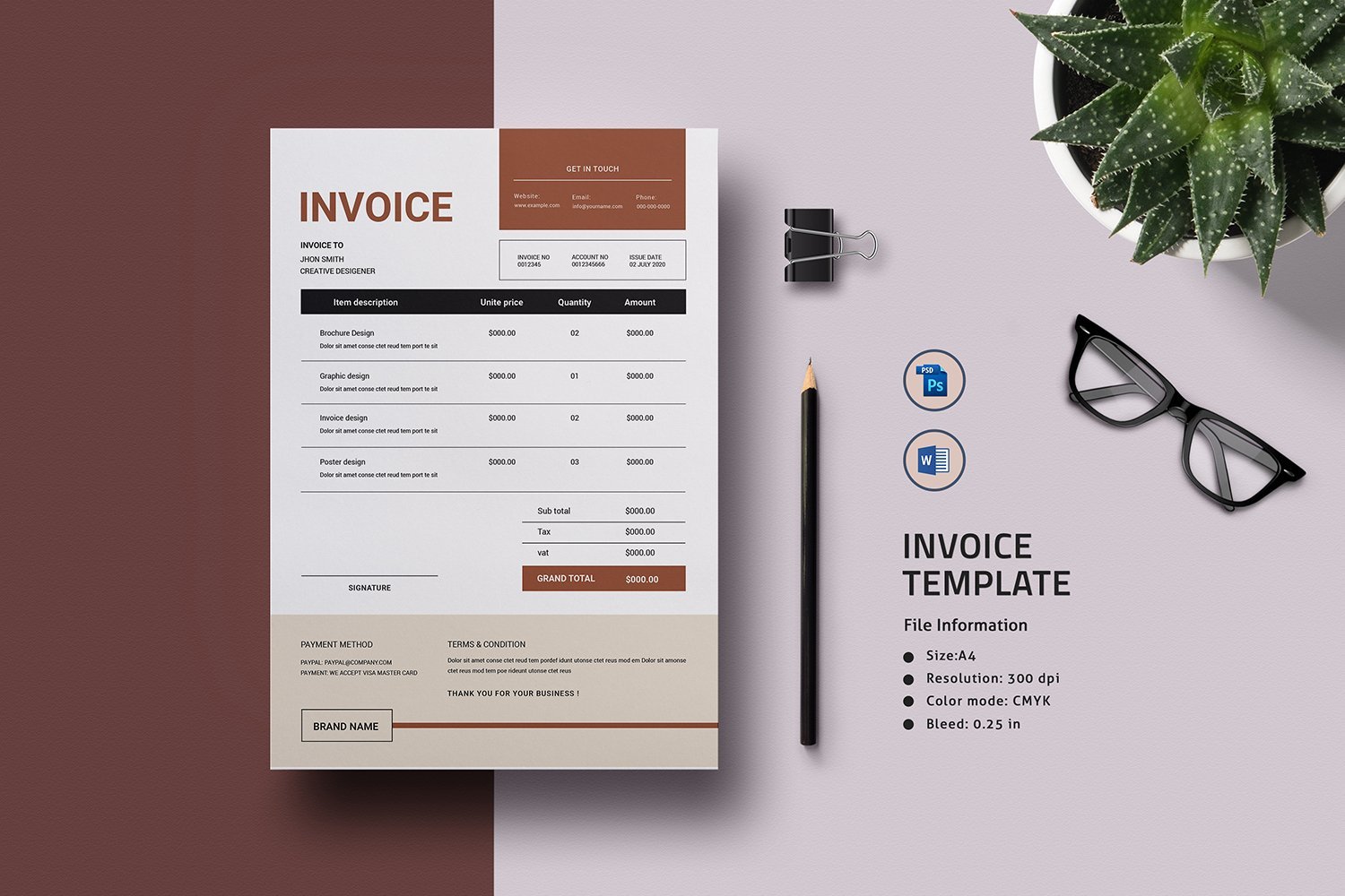 Kit Graphique #208764 Invoice Template Divers Modles Web - Logo template Preview