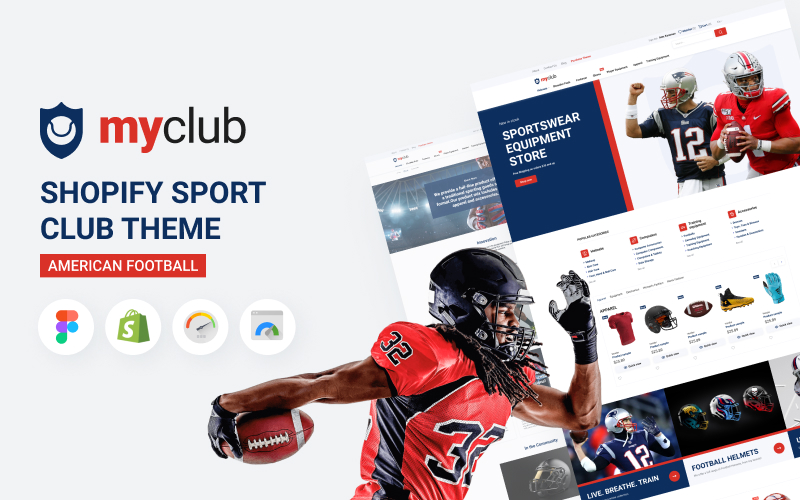 Myclub - Shopify Sport Club Theme, American Football Shopify Theme