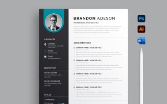 Clean and Simple Word Resume Template
