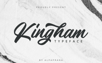Kingham - Handwritten Script Font