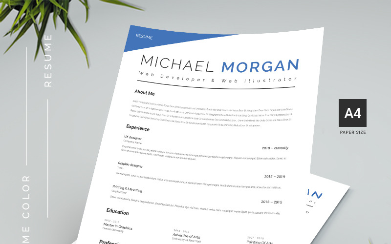 Resume & Cover Letter Template 1.31 Resume Template