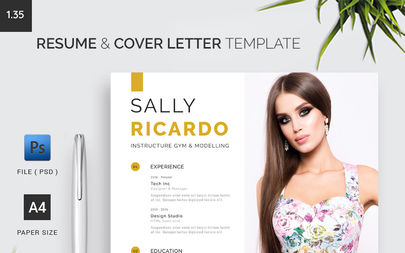 Resume & Cover Letter Template 1.35 Resume Template