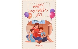 Mother'S Day Card 210151122 Vector Illustration Concept