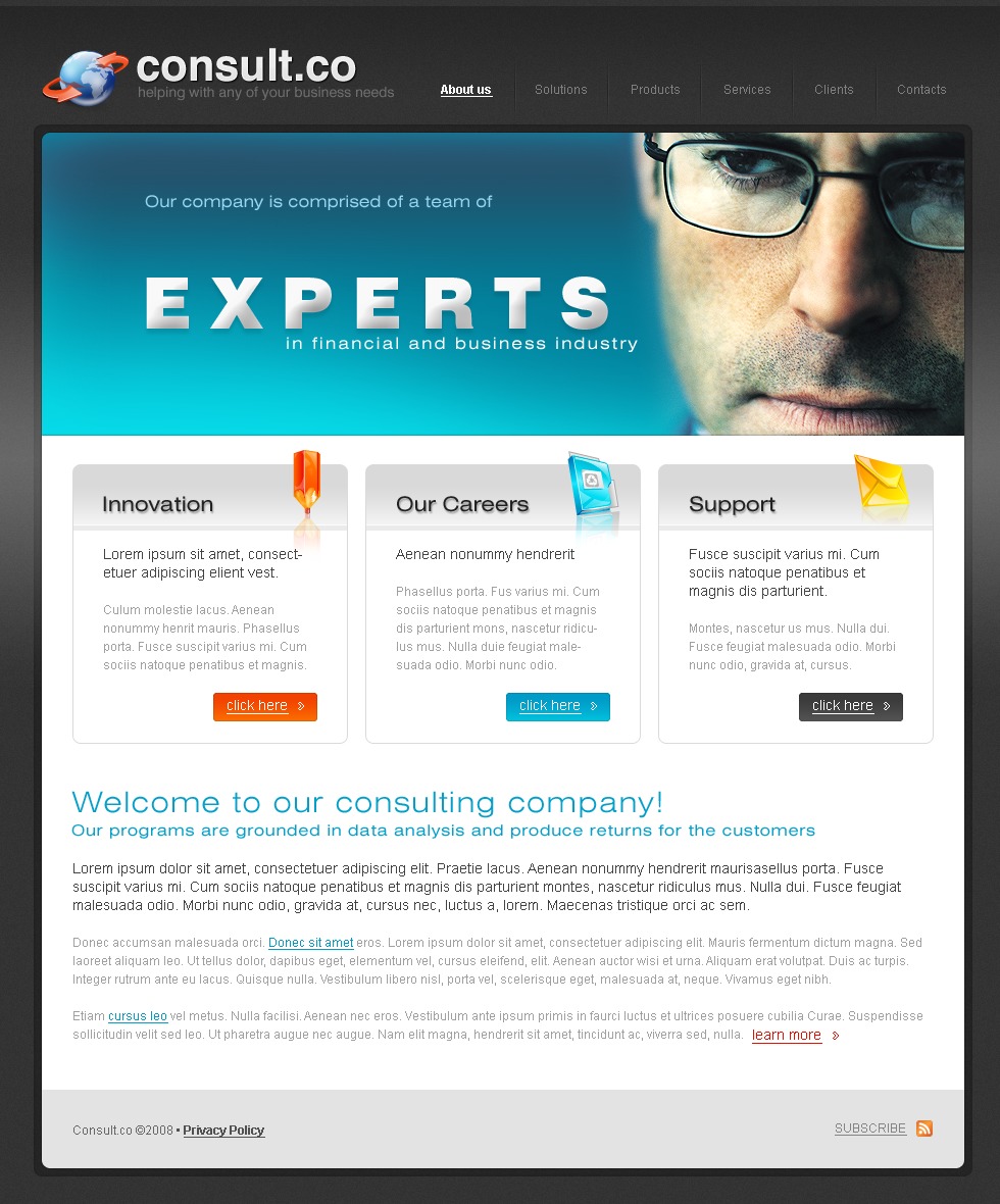 Consulting Website Template 20913