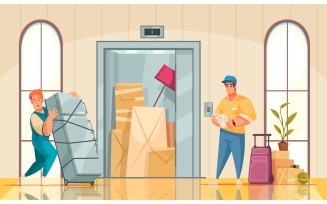Moving New House 210312641 Vector Illustration Concept