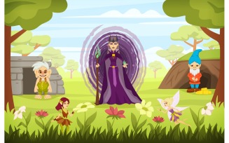 Fairy Tale Characters Cartoon 210370326 Vector Illustration Concept