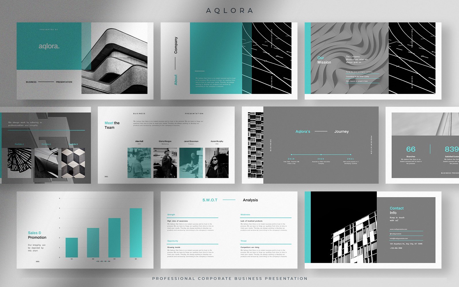 Kit Graphique #209391 Aqlora Professionel Divers Modles Web - Logo template Preview