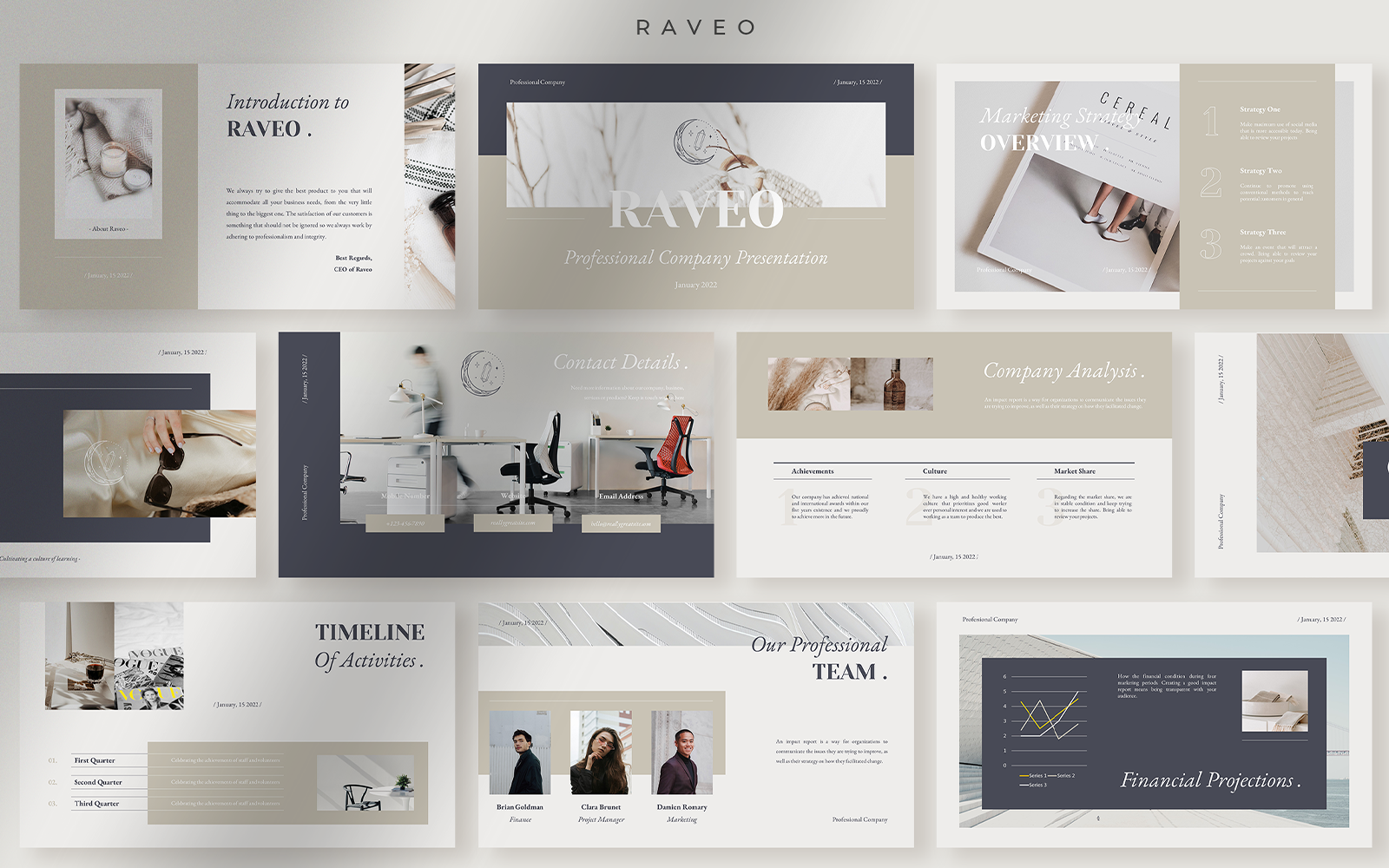 Kit Graphique #209393 Raveo Business Divers Modles Web - Logo template Preview