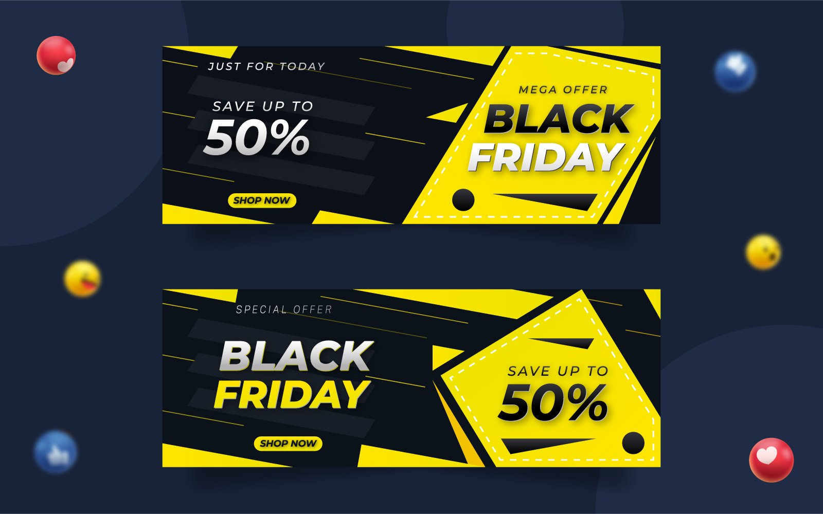 Kit Graphique #209429 Black Friday Divers Modles Web - Logo template Preview